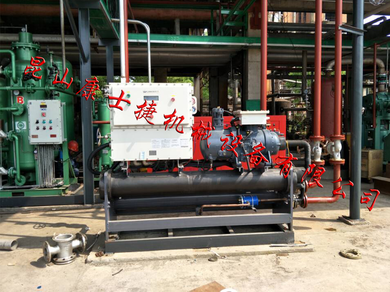 螺桿防爆機組現場(chǎng)
